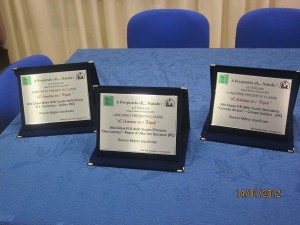 Concorso Presepi di classe "L'Amicizia tra i popoli" - Premiazione classi prime classificate