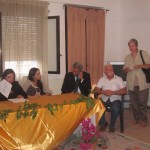 Posa Prima Pietra 15 sett 2012 - 25c il tavolo di discussione - intervento di Angela Surace presidente SAE di RC