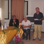 Posa Prima Pietra 15 sett 2012 - 25d il tavolo di discussione - intervento di Mimmo Nasone di Libera RC