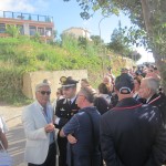 Posa prima Pietra 15 sett 2012 - 17 un momento del raduno presso la stele del giudice