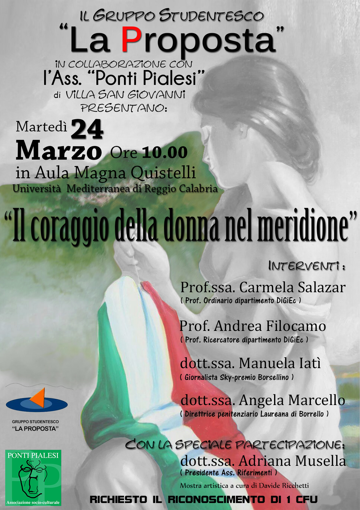 Ponti Pialesi/La Proposta - Convegno Il Coraggio della donna nel meridione