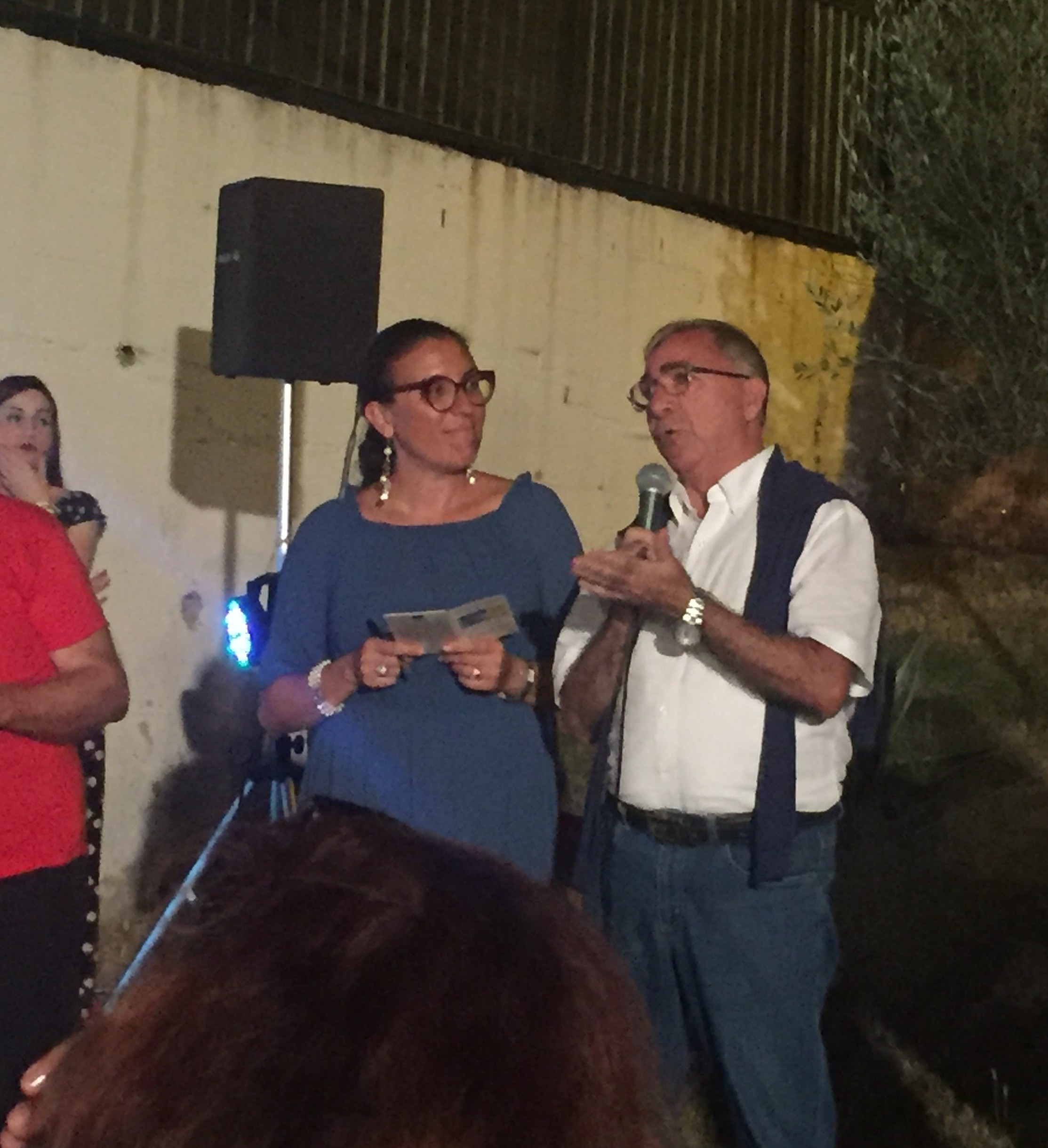 Ponti-Pialesi - 21a Edizione Cena dei Rioni 2018- Arte e Legalità... Sotto Le Stelle! - La giornalista Giusy Caminiti per l'intervento di Mimmo Nasone (Libera)